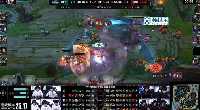 LPL：BLG让二追三力克JDG